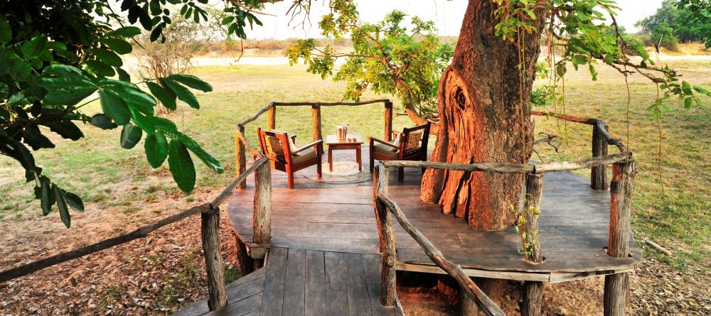 Private balcony at Nsolo Bush Camp, South Luangwa National Park, Zambia - Image 2