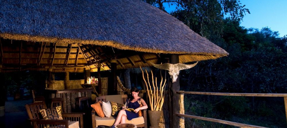 Relaxation on the deck at Kakuli Bush Camp, South Luangwa National Park, Zambia - Image 2