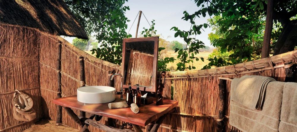 Bathroom at Luwi Bush Camp, South Luangwa National Park, Zambia - Image 2