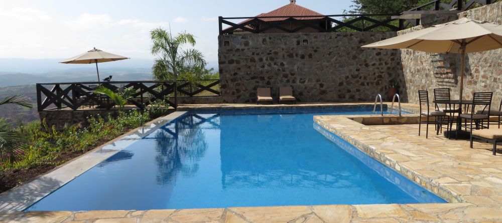 The pool overlooks the valley at Bashay Rift Lodge, Karatu, Tanzania (Mango staff photo) - Image 12