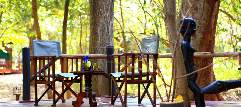 Relax on the patio at Gombe Forest Lodge, Gombe National Park, Tanzania - Image 4