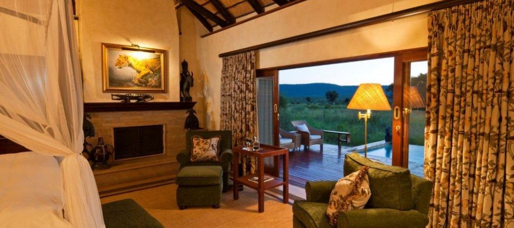 The bedrooms open to private balconies and plunge pools at Mateya Safari Lodge, Madikwe Game Reserve, South Africa - Image 1