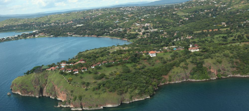 Aerial view of the setting at Kigoma Hilltop Hotel, Kigoma, Tanzania - Image 1