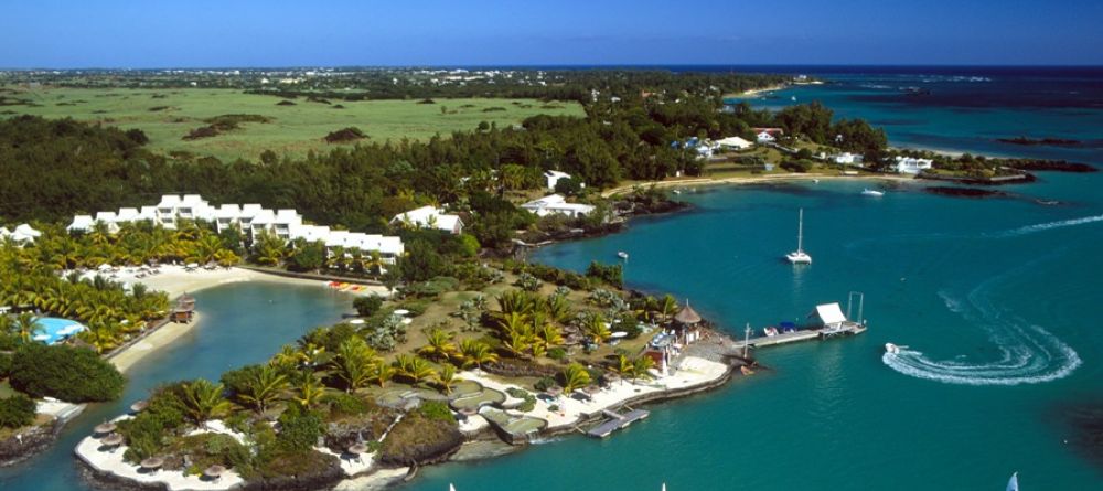 Aerial view of the grounds at Paradise Cove Hotel and Spa, Anse la Raie, Mauritius - Image 12