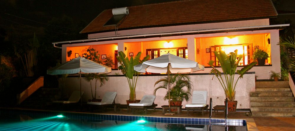 The bar at night at Boma Lodge, Entebbe, Uganda  - Image 13