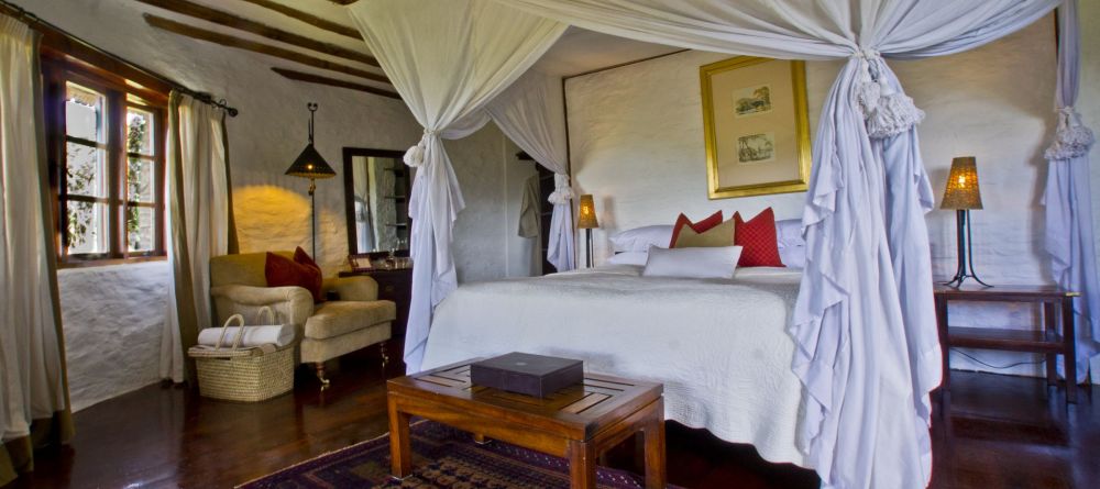 Bedroom at Kleins Camp, Serengeti National Park, Tanzania Â© AndBeyond - Image 2