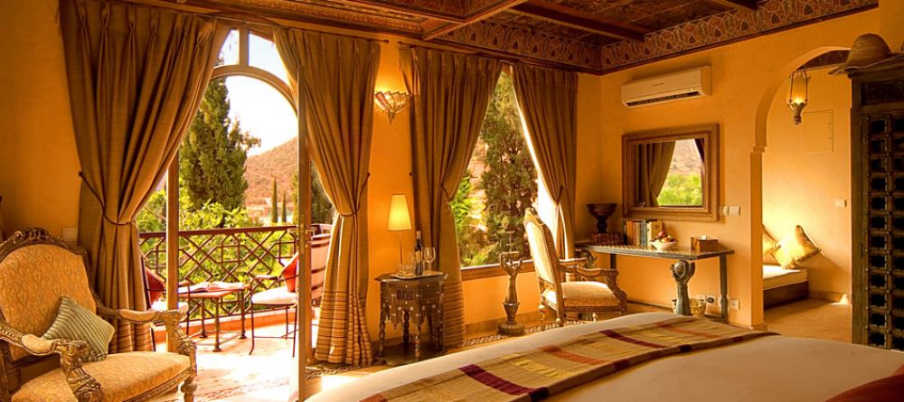 Beautiful views from guest suites at Kasbah Tamadot, Atlas Mountains, Morocco - Image 9