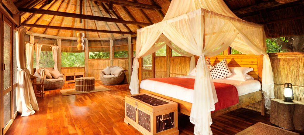 Bedroom at Bilimungwe Bush Camp, South Luangwa National Park, Zambia - Image 1