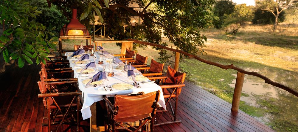 Outdoor dining at Bilimungwe Bush Camp, South Luangwa National Park, Zambia - Image 3