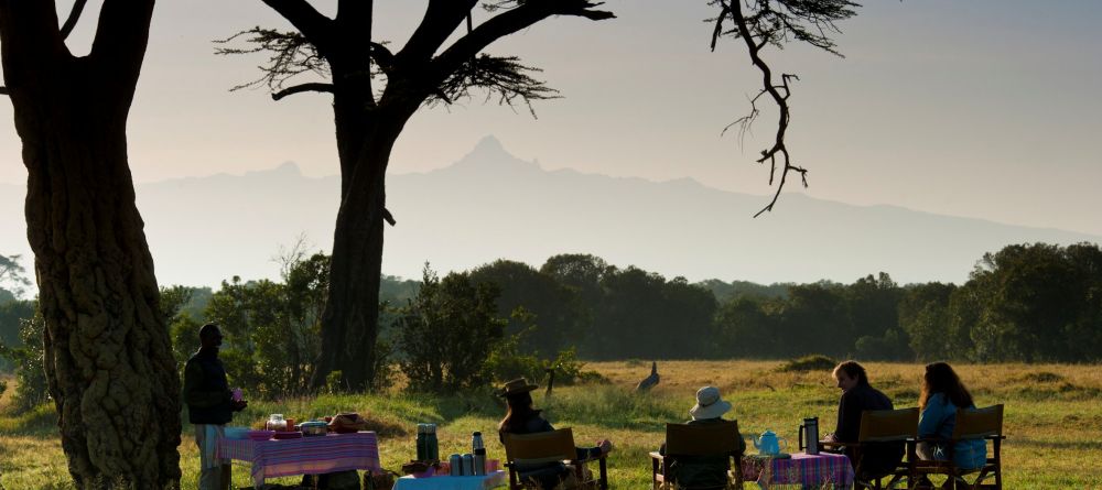 Bush breakfast overlooking Mt Kenya Ol Pejeta Bush Camp, Ol Pejeta Reserve, Kenya - Image 3