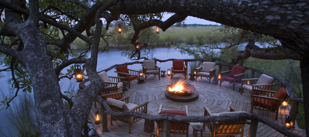 Campfire at Xakanaxa Camp, Moremi Game Reserve, Botswana - Image 6