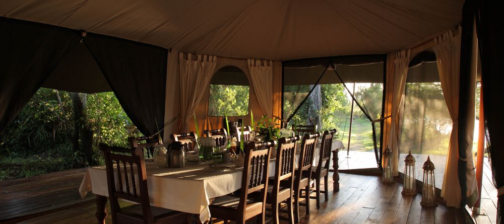 Dining at Ngare Serian Camp, Masai Mara National Reserve, Kenya - Image 15