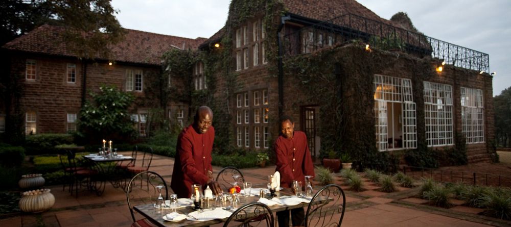 DInner in the formal garden- Giraffe Manor, Nairobi, Kenya - Image 3