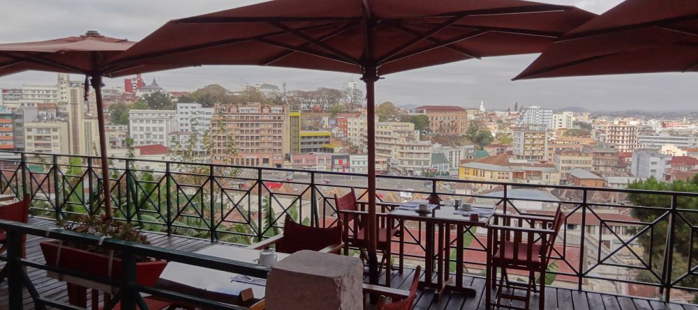 The veranda at Palissandre Hotel and Spa, Antananarivo, Madagascar (Mango Staff photo) - Image 5