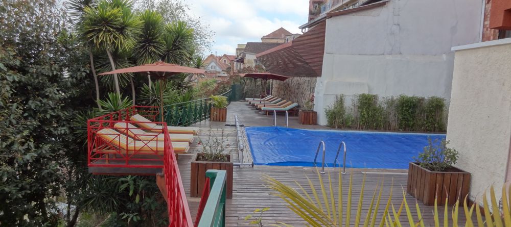 The pool and veranda at Palissandre Hotel and Spa, Antananarivo, Madagascar (Mango Staff photo) - Image 5