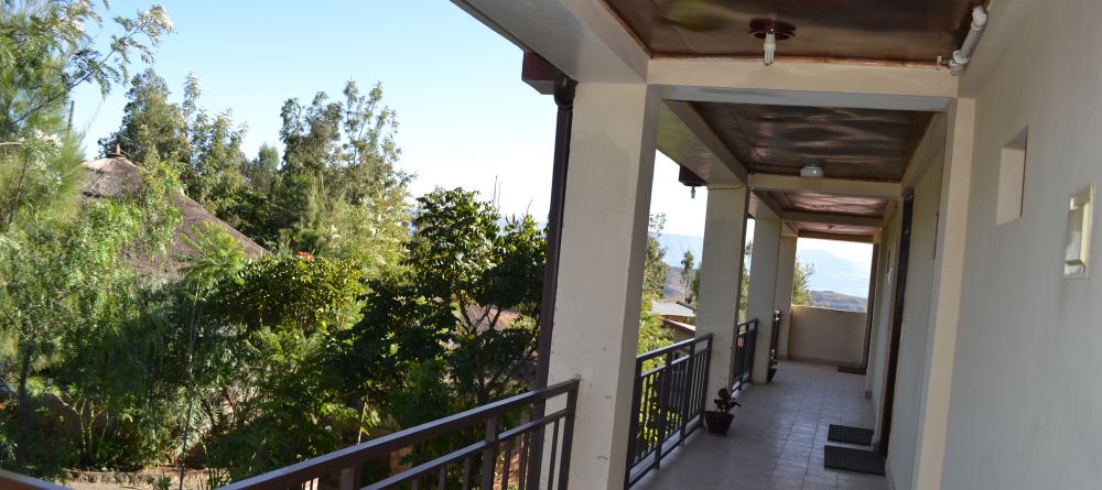 The veranda at Jerusalem Guesthouse, Lalibela, Ethiopia - Image 3