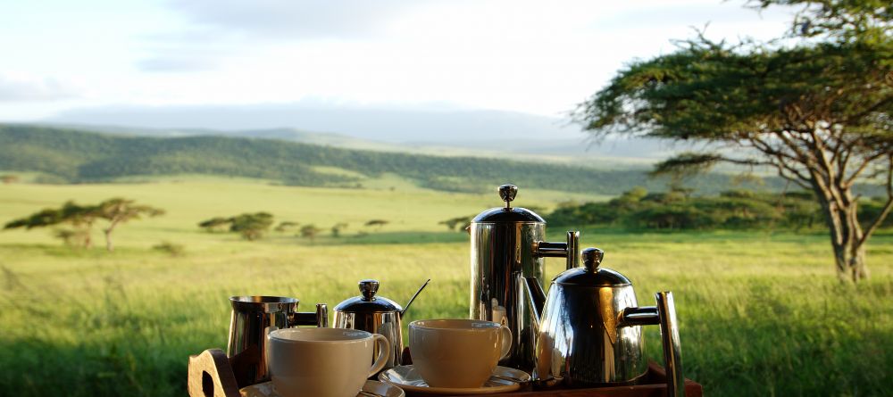 Morning coffee at Dunia Camp, Serengeti National Park, Tanzania - Image 6