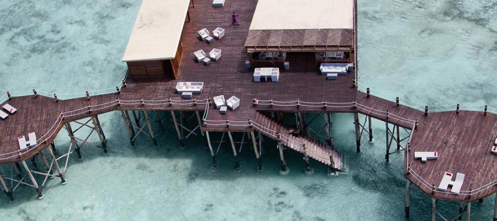 An aerial view of the pier at Essque Zalu Zanzibar, Zanzibar, Tanzania - Image 18