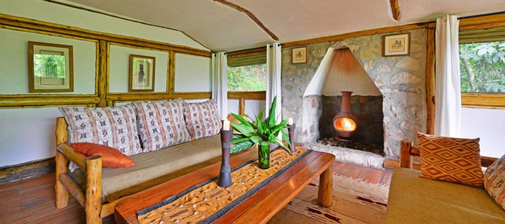 Family tent living room at Buhoma Lodge Bwindi, Bwindi Impenetrable Forest, Uganda - Image 3