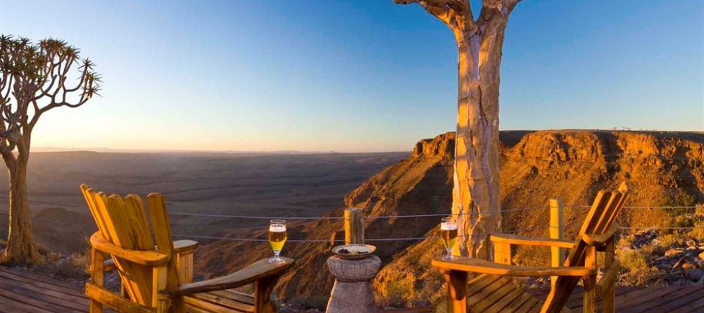 Fish River Canyon Lodge - Patio, Lanscape and Beer - Image 18