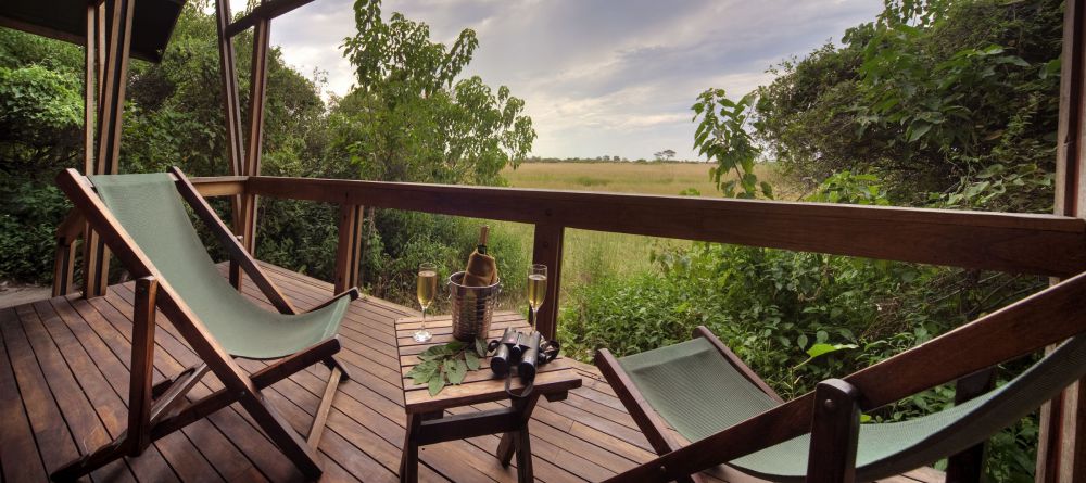 Patio at Lebala Camp, Linyati Wetlands, Botswana - Image 2