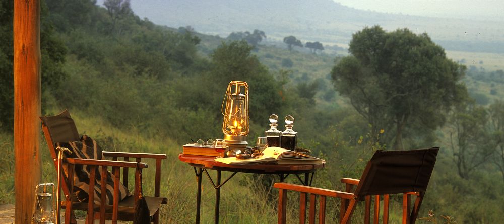 Outdoor seating at Kleins Camp, Serengeti National Park, Tanzania Â© AndBeyond - Image 5