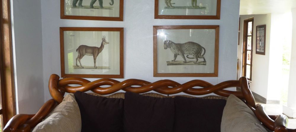 Lounge decor at Ndali Lodge, Kibale Forest National Park, Uganda (Mango Staff photo) - Image 10