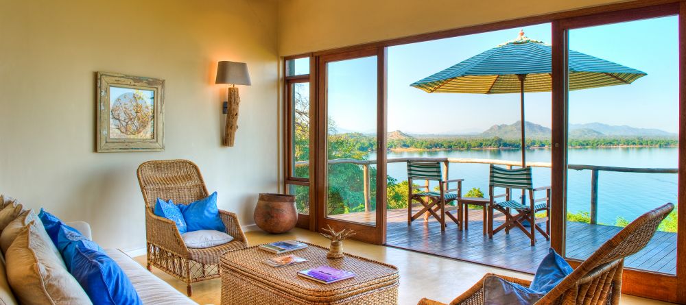 Lounge at Pumulani, Lake Malawi, Malawi - Image 11