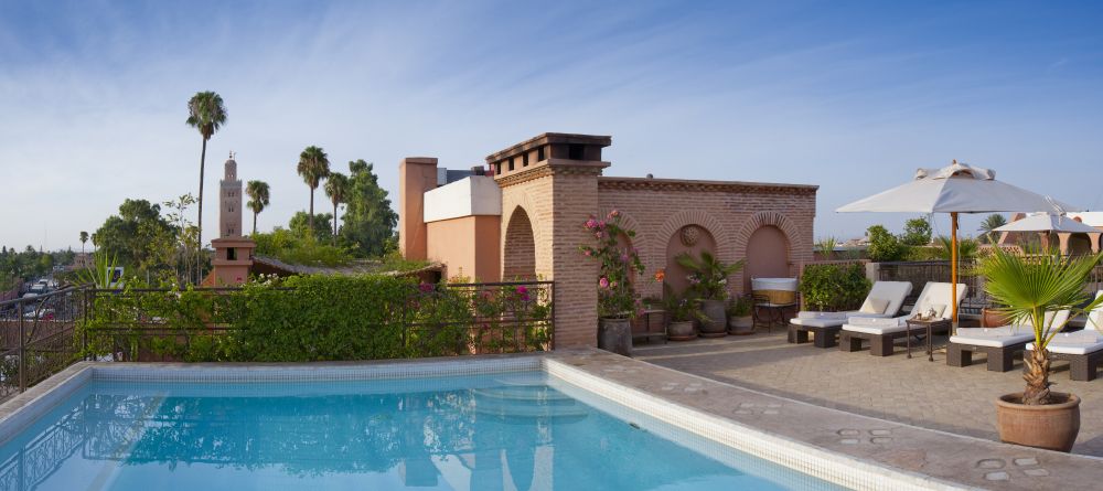 Rooftop pool- Villa des Orangers, Marrakech, Morocco - Image 10