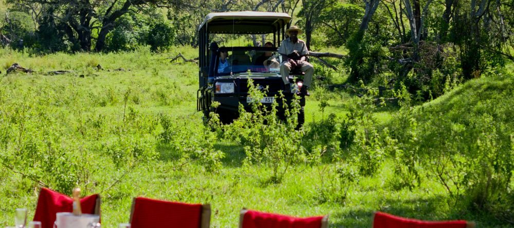 Safari meal on the Serengeti at Kleins Camp, Serengeti National Park, Tanzania Â© AndBeyond - Image 7