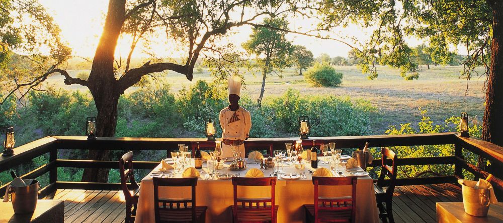 The lunch deck at Sabi Sabi Selati Camp, Sabi Sands Game Reserve, South Africa - Image 1