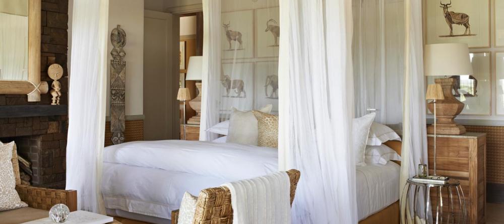 Elegant and comfortable bedrooms at Singita Serengeti House, Serengeti Grumeti Reserves, Tanzania - Image 5