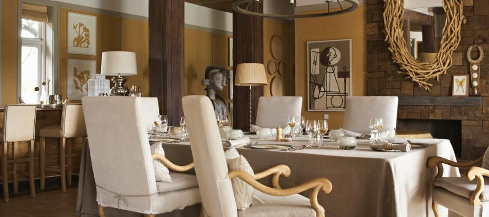 Dine among unique art pieces at Singita Serengeti House, Serengeti Grumeti Reserves, Tanzania - Image 7