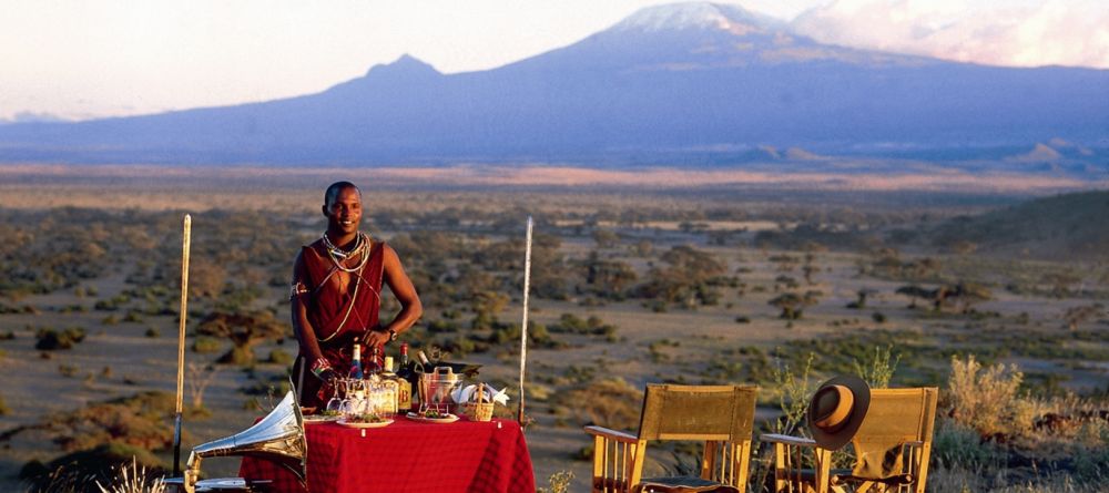 Sundowners in front of Mt Kilimanjaro- Tortilis Camp, Amboseli National Reserve, Kenya - Image 14