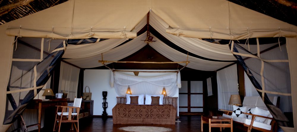 The bedroom tent at Fundu Lagoon, Pemba Island, Tanzania - Image 5