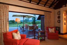 The main lounge at Mateya Safari Lodge, Madikwe Game Reserve, South Africa