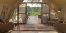 Guest tent and Grumeti Serengeti Tented Camp