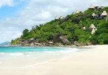 Anse Louis Beach at Maia Luxury Resort and Spa, Mahe, Seychelles