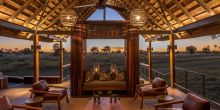 Bar view at Chitabe Camp, Moremi Game Reserve, Botswana (Dave Hamman)