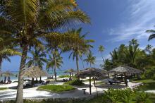 Beach relaxation at Breezes Beach Club and Spa, Bwejuu, Zanzibar, Tanzania