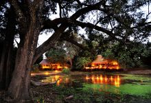 Lodge setting at Bilimungwe Bush Camp, South Luangwa National Park, Zambia