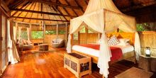 Bedroom at Bilimungwe Bush Camp, South Luangwa National Park, Zambia