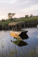 Boat safari at Xakanaxa Camp, Moremi Game Reserve, Botswana