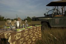 Bush lunch at Xakanaxa Camp, Moremi Game Reserve, Botswana