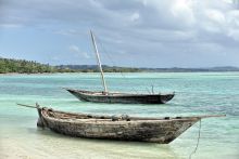 The canoes at Kilindi, Zanzibar, Tanzania