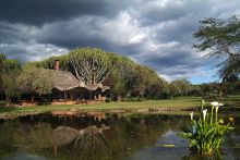 Exterior of Lodge at Chui Lodge, Lake Naivasha, Kenya