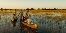 Camp Okavango - canoeing