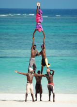 The always entertaining locals at Waterlovers, Diani Beach, Kenya