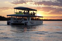 Cruise ride at The Elephant Camp, Victoria Falls, Zimbabwe