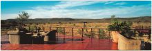 The deck with a beautiful view at Mateya Safari Lodge, Madikwe Game Reserve, South Africa